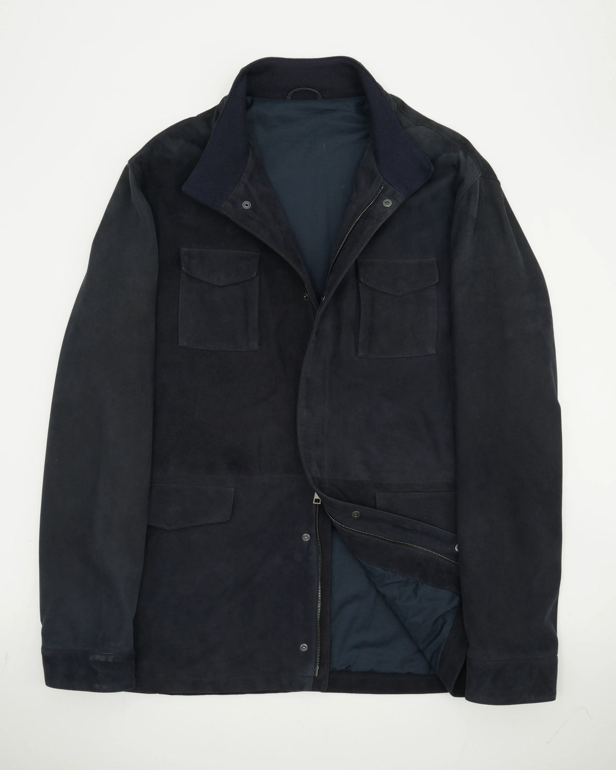 Zonda Field Jacket Suede Navy