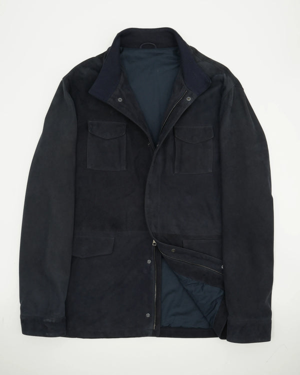 Zonda Field Jacket Suede Navy