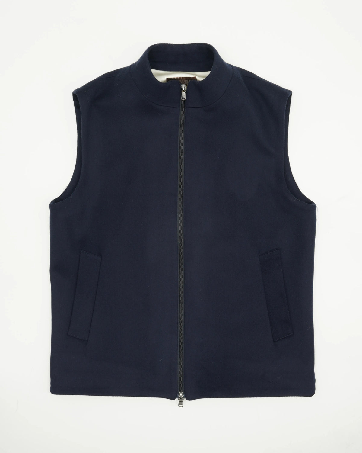 Studio 73 Vest Loro Piana Wool Navy