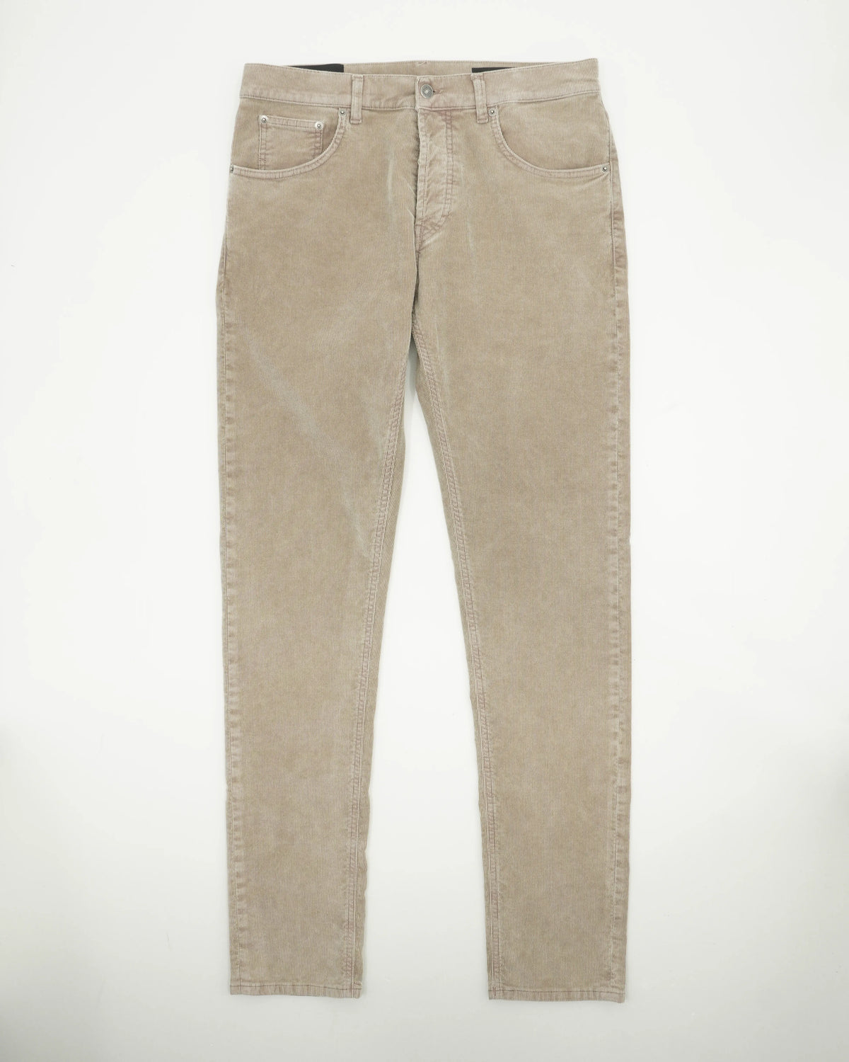 Dondup Dian 34 Garment Dyed Stretch Corduroy Taupe