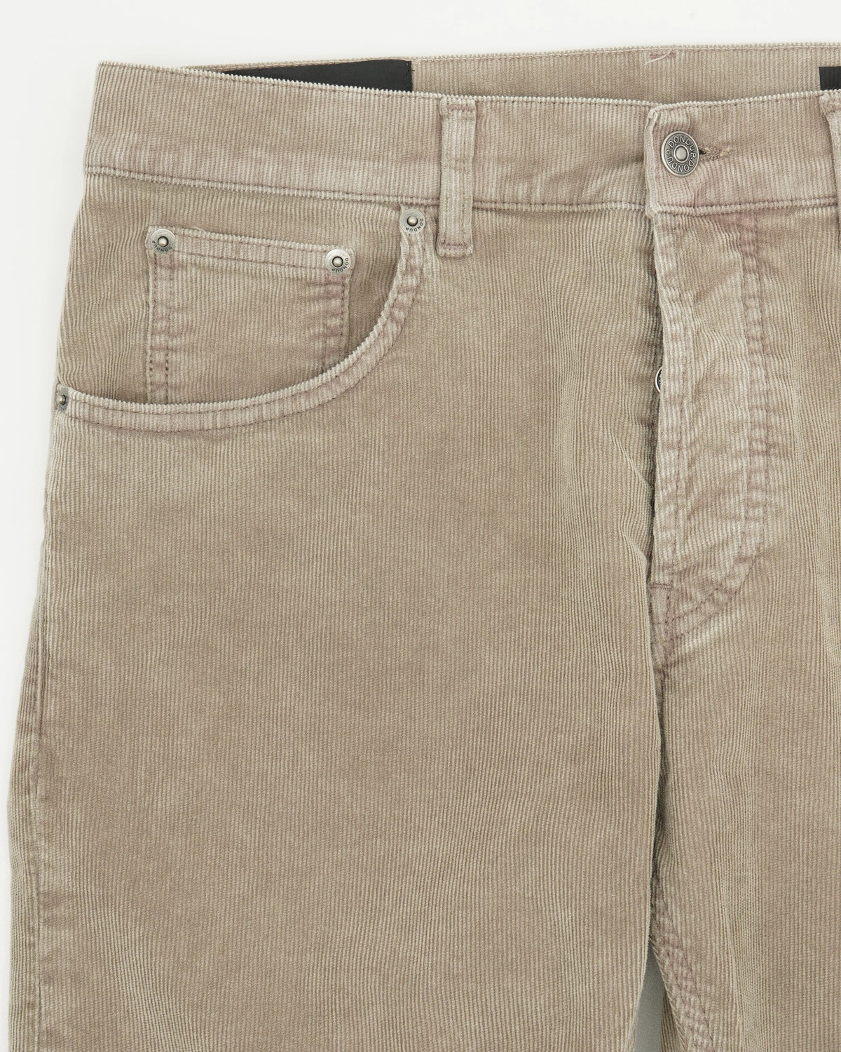 Dondup Dian 34 Garment Dyed Stretch Corduroy Taupe