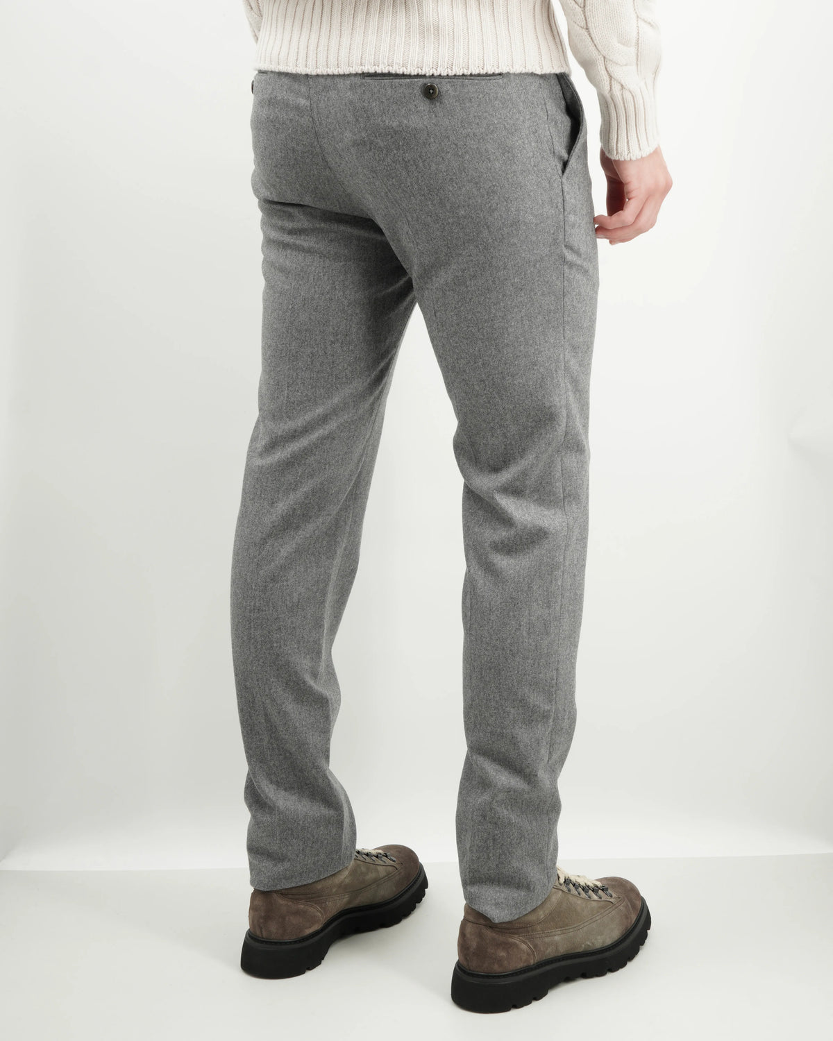 Doucals Derby Lace-up Suede Light Grey