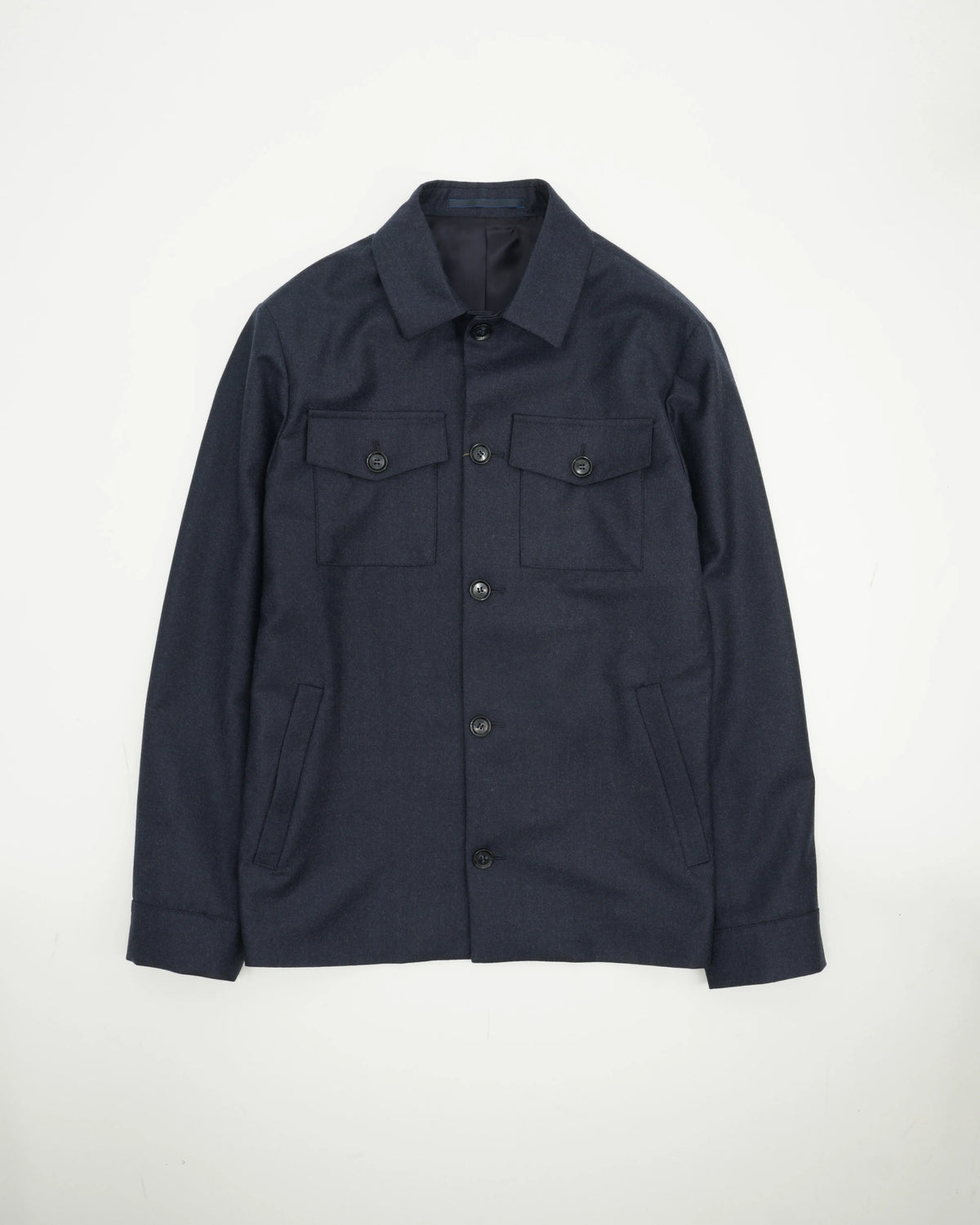 Studio 73 Overshirt Pure Virgin Wool Navy