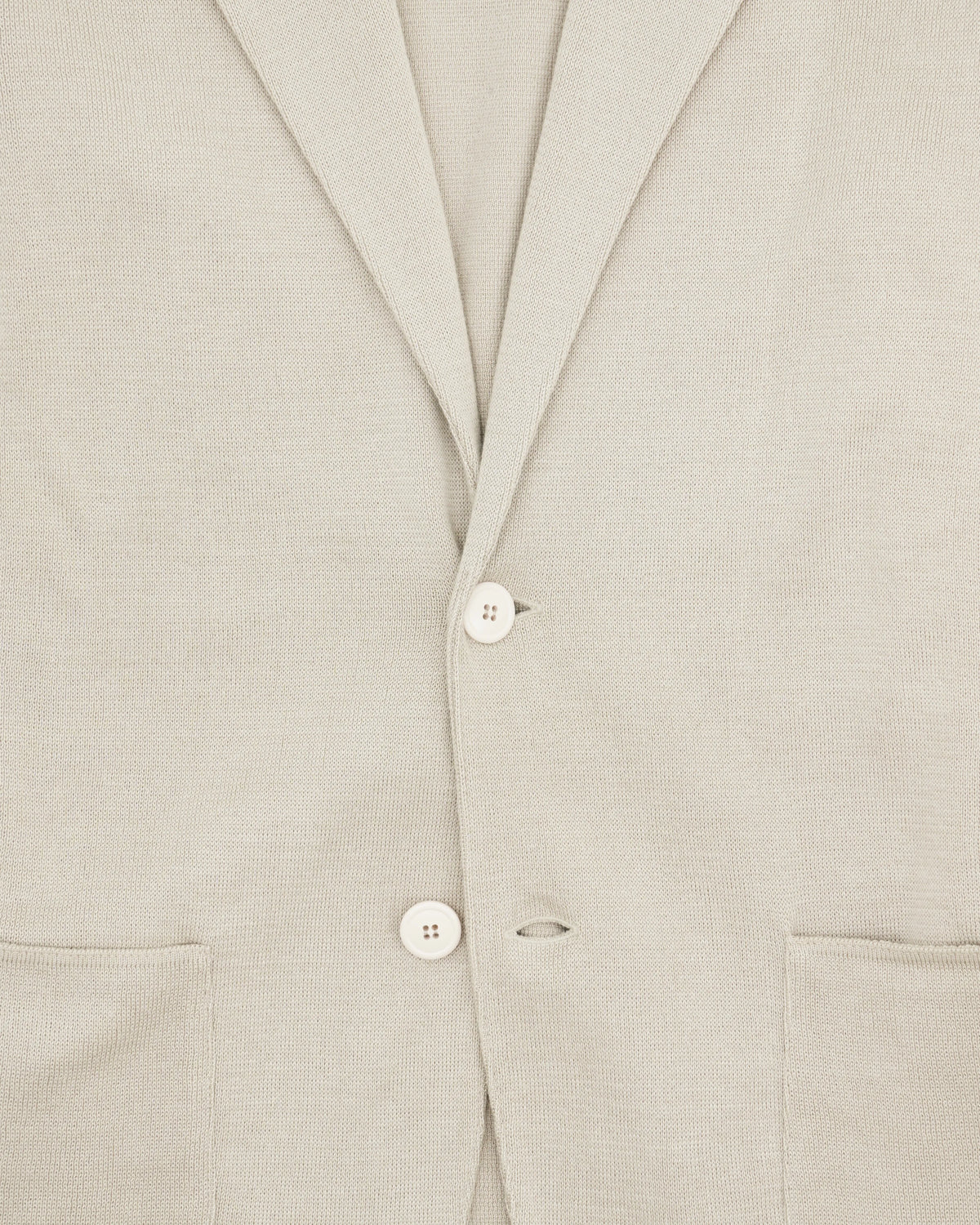 Lardini Knitted Jacket Pure Cotton Beige