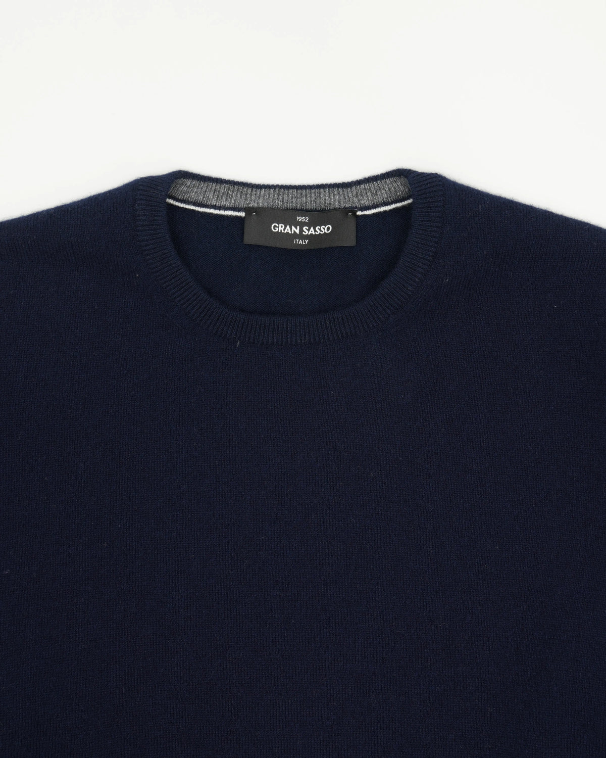 Gran Sasso Crewneck Pure Cashmere Navy