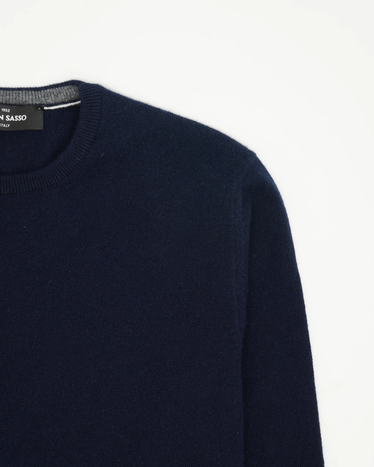 Gran Sasso Crewneck Pure Cashmere Navy