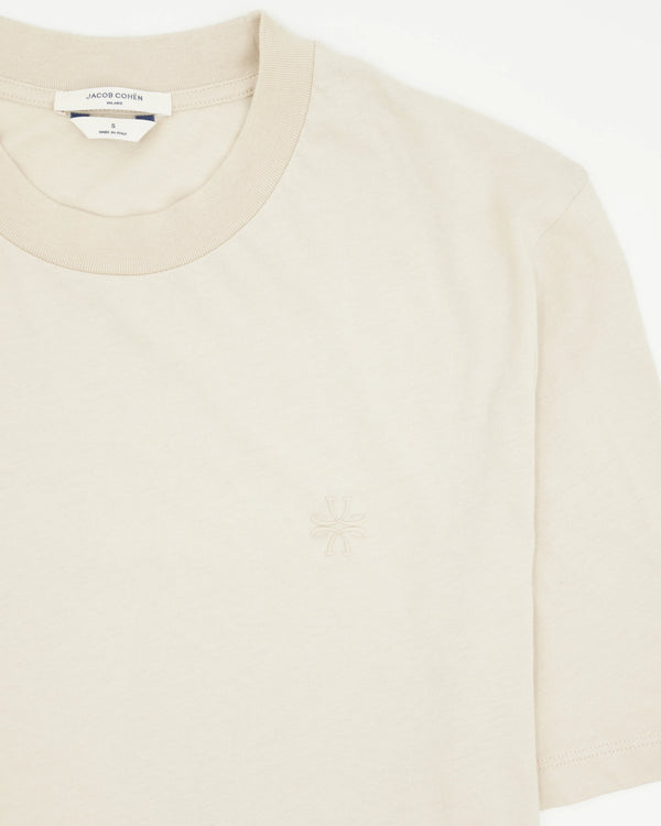 Jacob Cohen T-Shirt Washed Cotton Light Beige