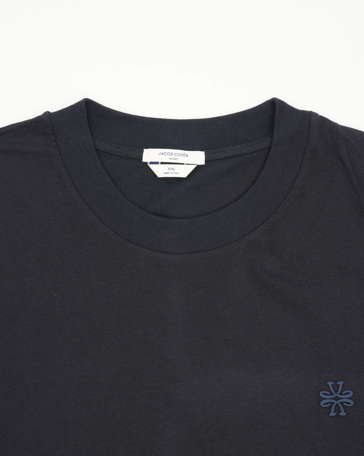 Jacob Cohen T-Shirt Pure Cotton Logo Navy