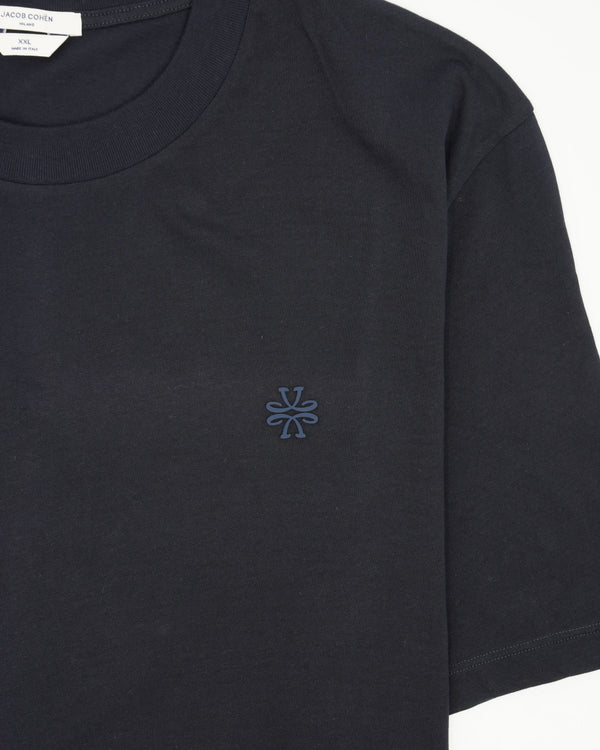 Jacob Cohen T-Shirt Pure Cotton Logo Navy