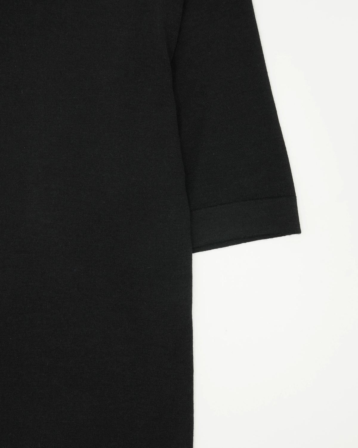 Gran Sasso Knitted T-Shirt Cashmere Silk Black