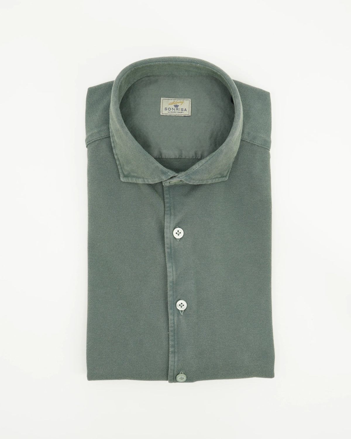 Sonrisa Shirt Garment Dyed Jersey Green