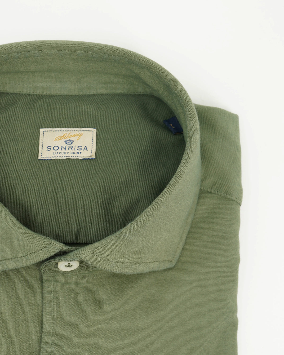 Sonrisa Shirt Garment Dyed Fine Jersey Green