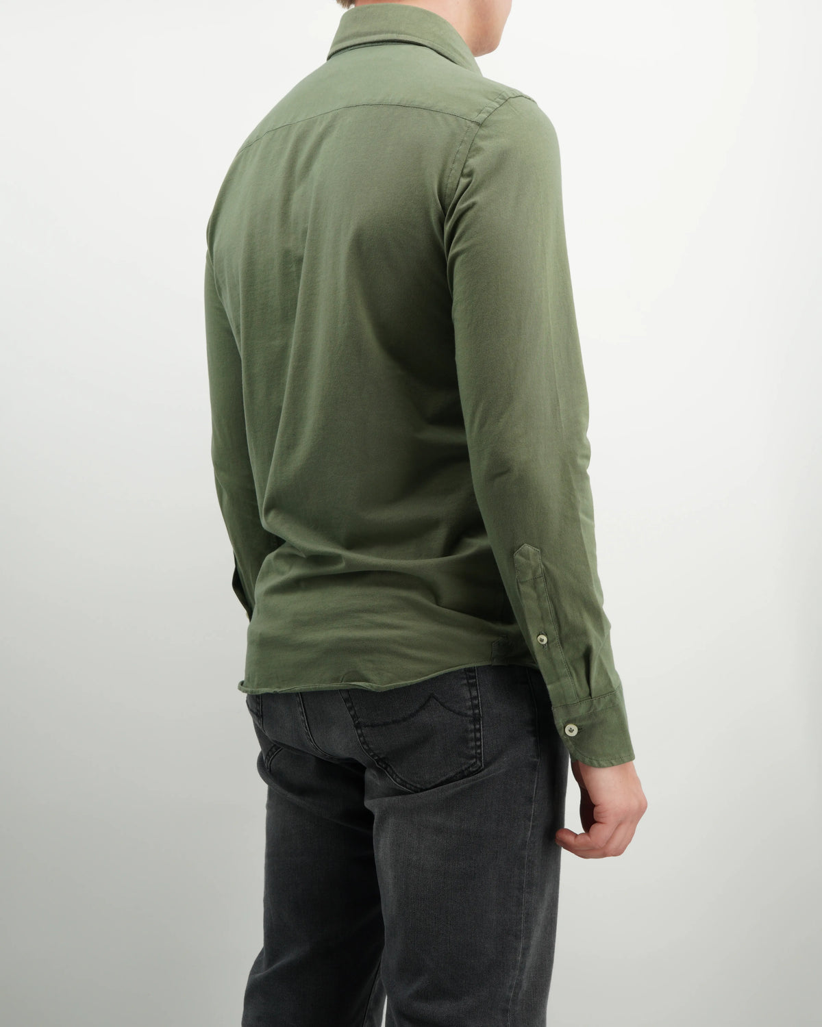 Sonrisa Shirt Garment Dyed Fine Jersey Green