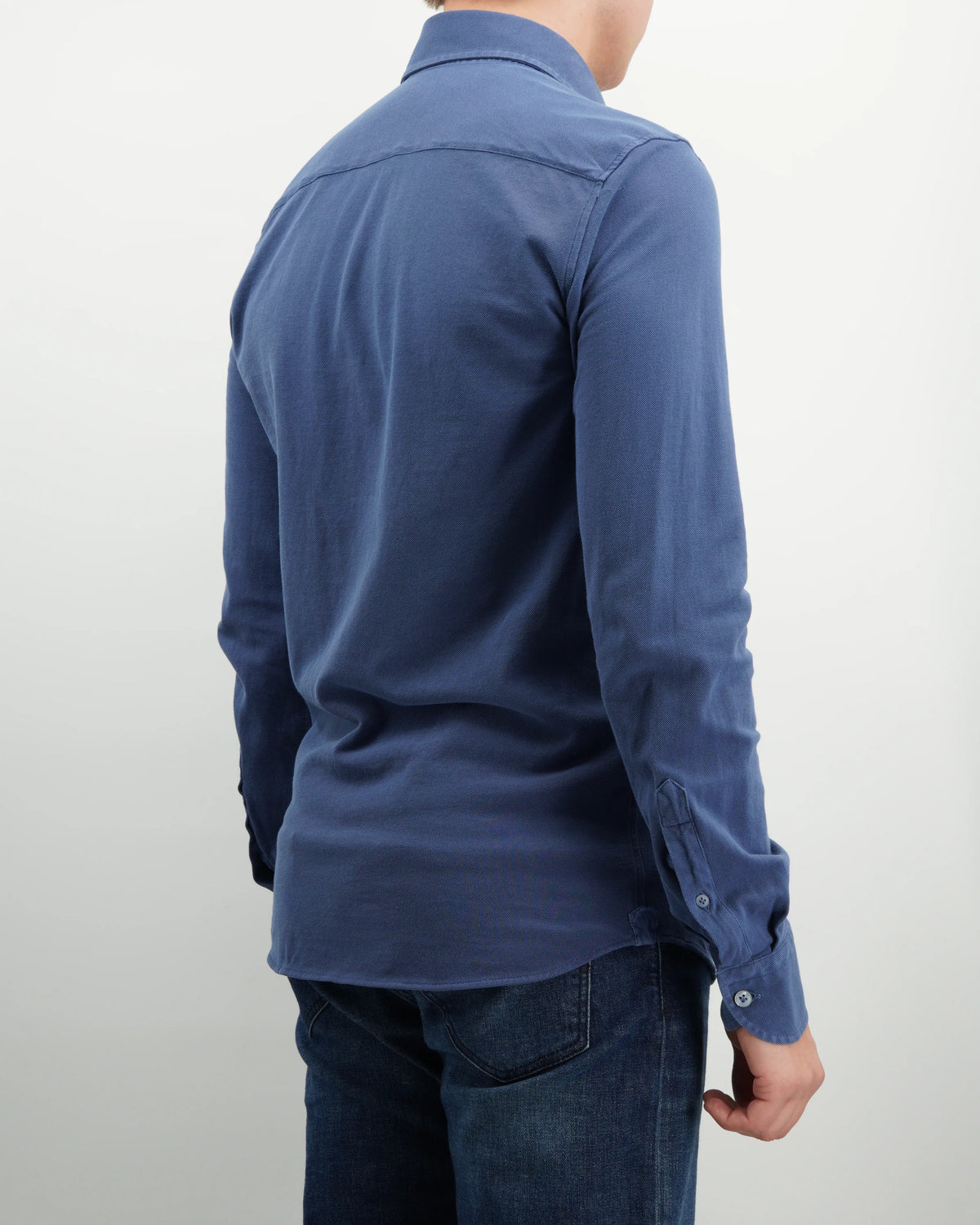 Sonrisa Shirt Garment Dyed Jersey Blue